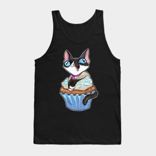 Siamese kitty cupcake Tank Top